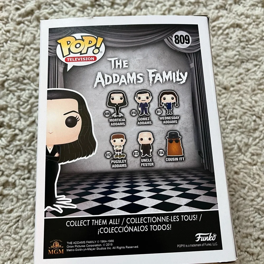 Morticia Addams The Addams Family Pop Television‎ Funko Pop 809 1ST RELEASE✅